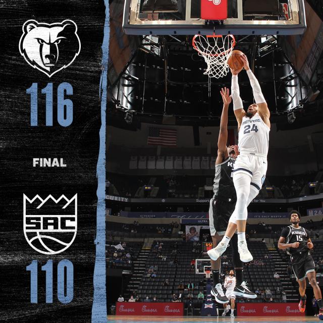 开云APP-灰熊送国王告别季后赛 末轮和勇士抢夺西部第八！